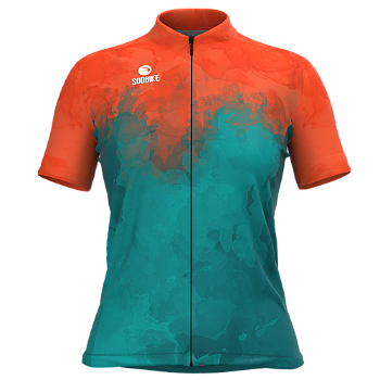 CAMISA CICLISMO FEMININA SÓDBIKE, PROTEÇÃO SOLAR 20, ZIPER FULL, DUAL