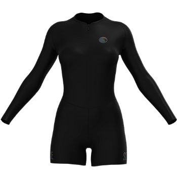 MACAQUINHO CICLISMO BLACK FEMININO SÓDBIKE, POLIAMIDA, MG LONGA, FORRO GEL E ESPUMA MISTO