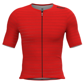 Camisa Ciclismo Elite On, Ziper full, Vermelho