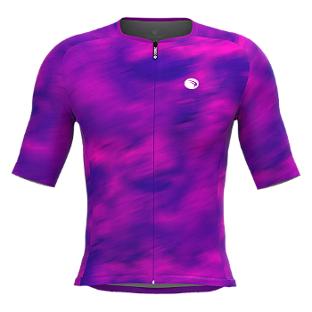 CAMISA ELITE CRONOS SÓDBIKE, PROTEÇÃO SOLAR 50, ZIPER FULL, Roxa