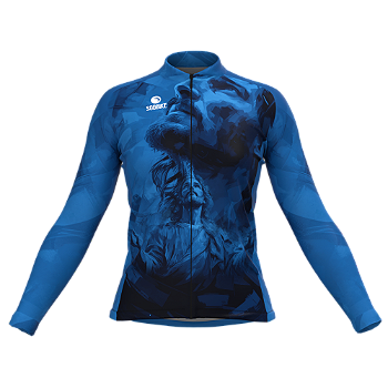 CAMISA CICLISMO FEMININA SÓDBIKE, ZIPER FULL, JESUS LONGA