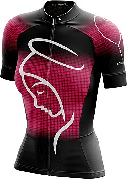 CAMISA CICLISMO FEMININA SÓDBIKE DRY, PROTEÇÃO SOLAR 20, NOSSA SENHORA
