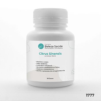 Citrus Sinensis Laranja Moro : Modulador Corporal com o Mesmo Princípio Ativo do Morosil - 90 doses