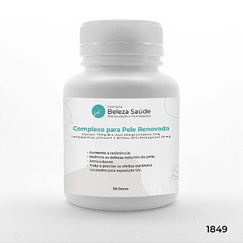 Complexo Para pele Renovada e Protetor Solar - 90 doses