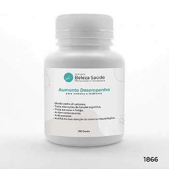 Composto Aumento Desempenho para Homens e Mulheres - 180 doses