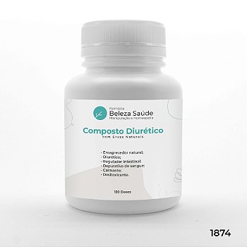 Composto Diurético com Ervas Naturais - 120 doses