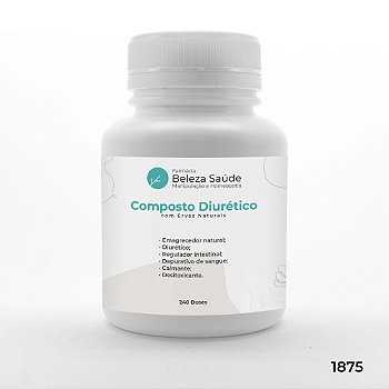 Composto Diurético com Ervas Naturais - 240 doses