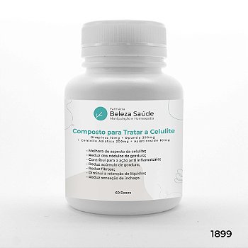 Composto para Tratar a Celulite - Inflamações e Ondulações - 60 doses