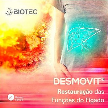 Desmovit 500mg : Hepatoprotetor Detox Hepático - 45 doses