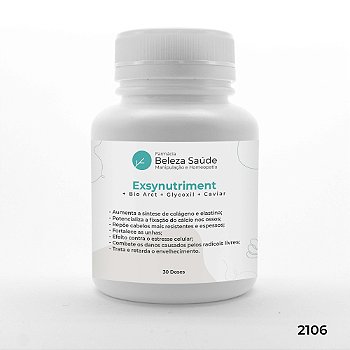 Exsynutriment + Bio Arct + Glycoxil + Caviar : Pílula da Beleza - Pele, Cabelos e Unhas Renovadas - 30 doses