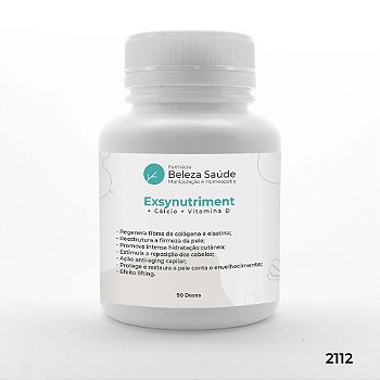 Exsynutriment + Cálcio + Vitamina D - Anti Envelhecimento - 90 doses