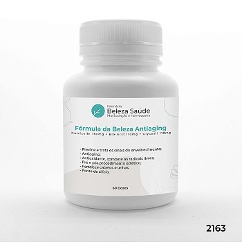 Fórmula da Beleza Efeito Antiaging : Lifting em Cápsulas - 60 doses