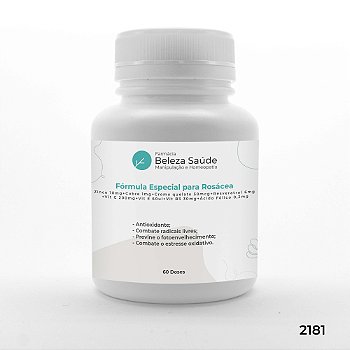 Fórmula Especial em Cápsulas para Rosácea - 60 doses