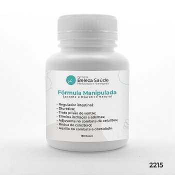 Fórmula Manipulada Laxante e Diurético Natural - 120 doses