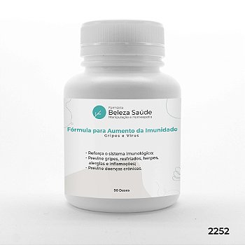 Fórmula para Aumento da Imunidade : Gripes e Vírus - 90 doses