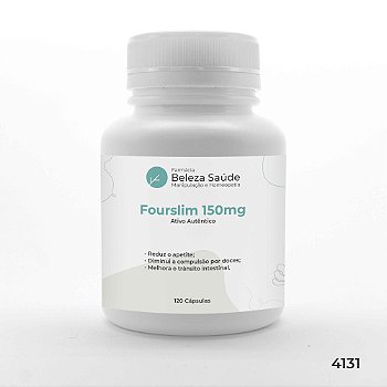 Fourslim 150mg : Ativo Autêntico 120 Cápsulas