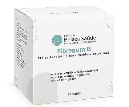 Fibregum B - Efeito Prebiótico para Disbiose Intestinal - 30 doses
