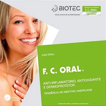 Fosfolipídeos Do Caviar 200mg - F. C. Oral Biotec Anti- inflamatório, Antioxidante da pele - 60 doses