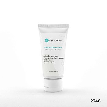 Fucogel + Melawhite + Arbutin + Glicólico + Iris Iso : Sérum Clareador Manchas Senis - 75g