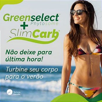 Greenselect + SlimCarb : Modulador de Peso, Termogênico, Queima de Gordura - 60 doses