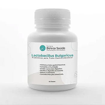 Lactobacillus Bulgaricus Probiótico Trato Gastrointestinal - 45 doses