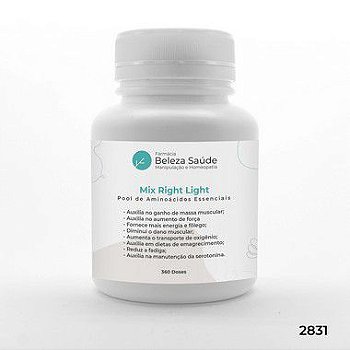 Mix Right Light - Pool De Aminoácidos Essenciais - 360 doses