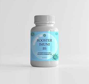 Booster Imunizante  - Vitamina C 500mg + Zinco 10mg + Vitamina D 5000UI - 60 doses