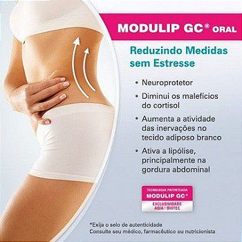 Modulip  + Picolinato De Cromo - Redutor Volume Abdominal - 60 doses