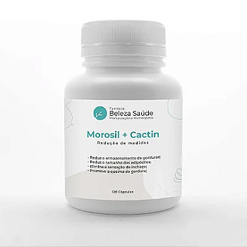 Morosil 500mg + Cactin 500mg Redução de Medidas - 120 doses