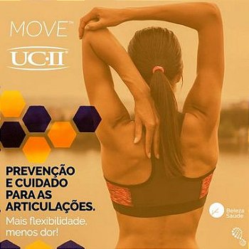 Move 50mg  + Uc II 20mg - Artrite e Dores nas Articulações - 60 doses