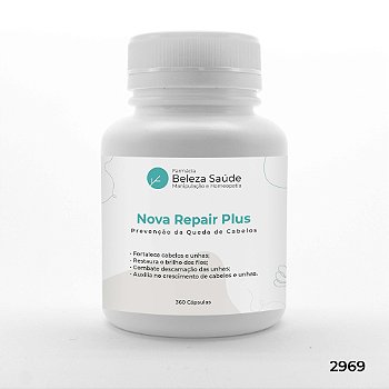 Nova Repair Plus  - Prevenção da Queda de Cabelos - 360 doses
