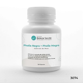 Pholia Negra + Pholia Magra - Controle do Peso - 120 Cápsulas