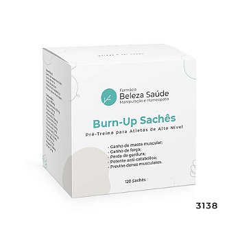Pré Treino para Atletas de Alto Nível - Burn-Up Sachês 15g - 120 Cachês
