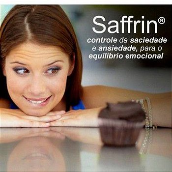 Saffrin 100mg - Controla a Vontade de Comer Doces - 120 Cápsulas