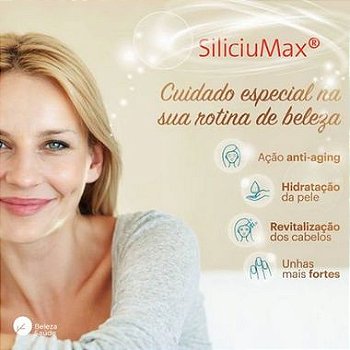 Siliciumax + Resveratrol + Coenzima + Luteína - Cápsulas para sua Beleza - 60 Cápsulas