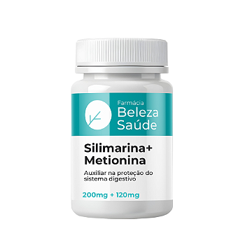 Silimarina 200mg + Metionina 120mg | 60 Cápsulas