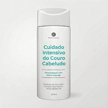 Shampoo Piritionato Zinco + Ciclopirox + Salicílico : 200ml
