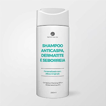Shampoo Ciclopirox + Salicílico : Anticaspa Seborreia 200ml