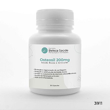 Osteosil 200mg : Saúde Óssea e Articular 30 Cápsulas
