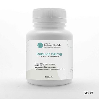 Robuvit 150mg : Fórmula Energética 30 Cápsulas