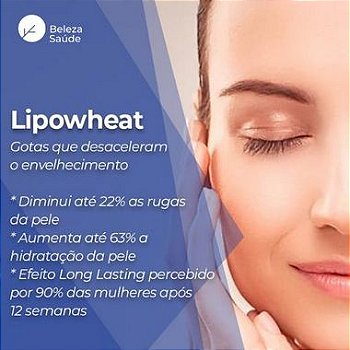 Lipowheat - Gotas que Hidratam e Reduzem Rugas - 15ml