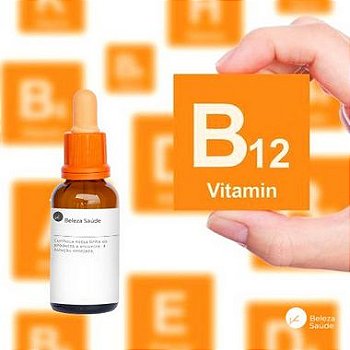 Vitamina B12 500mcg Líquido : Frasco Conta Gotas - 30ml