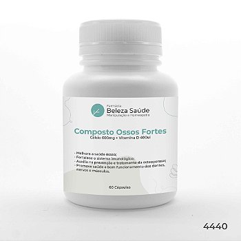 Composto Ossos Fortes : 60 Cápsulas