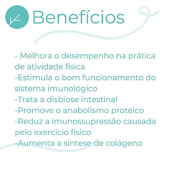 Glutamina : Pote com 280 gramas