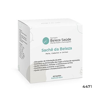 Sachê da beleza (pele, cabelo e unha) : Fórmula Ouro 60 sachês