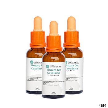 Tintura De Cavalinha - Ação Diurética : Kit 3 X 100ml