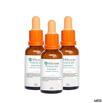Tintura De Coentro  Kit 3 x 100ml | Digestão Gastrite