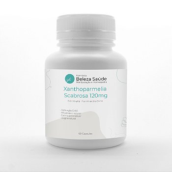 Xanthoparmelia Scabrosa 120mg : Fórmula Grau Farmacêutico 60 Cápsulas