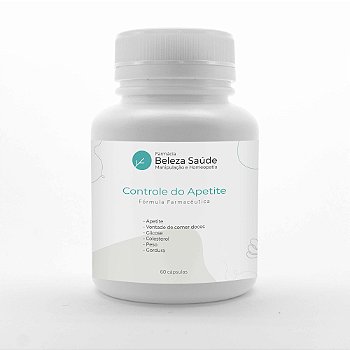 Controle do Apetite : Fórmula Farmacêutica 60 Cápsulas
