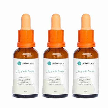 Tintura de Guaco : Extrato Fórmula Farmacêutica 3 Frascos x 60ml